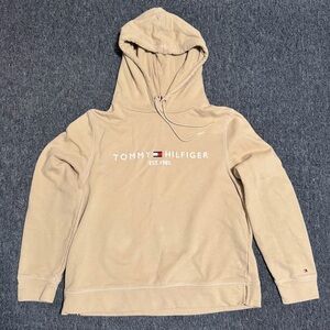 Tommy Hilfiger Beige Hoodie Unisex L